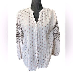 O’Neill Boho‎ Blouse Gauze Fabric Size Small Oversized